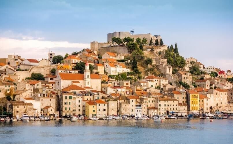 Krka Waterfalls National Park and Šibenik Old Town Panorama Private Tour